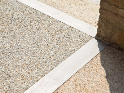 Thi công bê tông đá rửa sỏi rửa